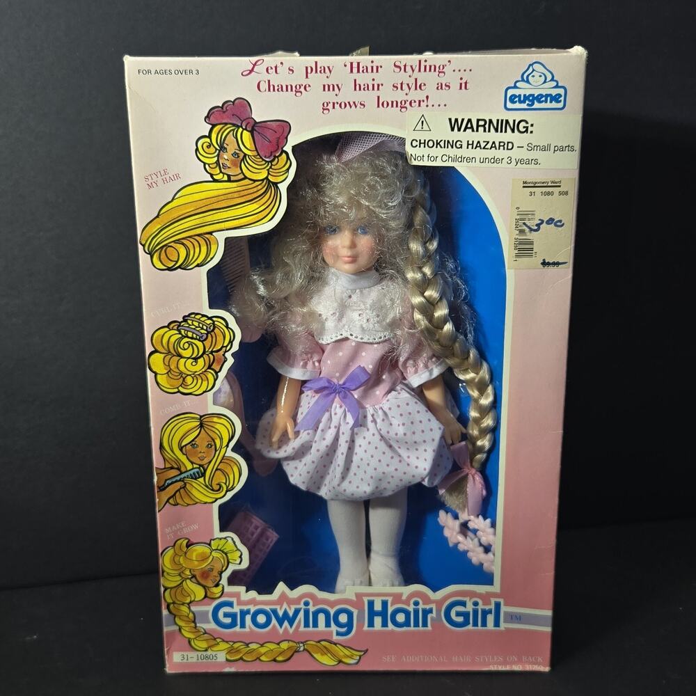 Growing‎ Hair Girl Doll By Eugene Style With Accessories No. 31250 - Ultra Rare!